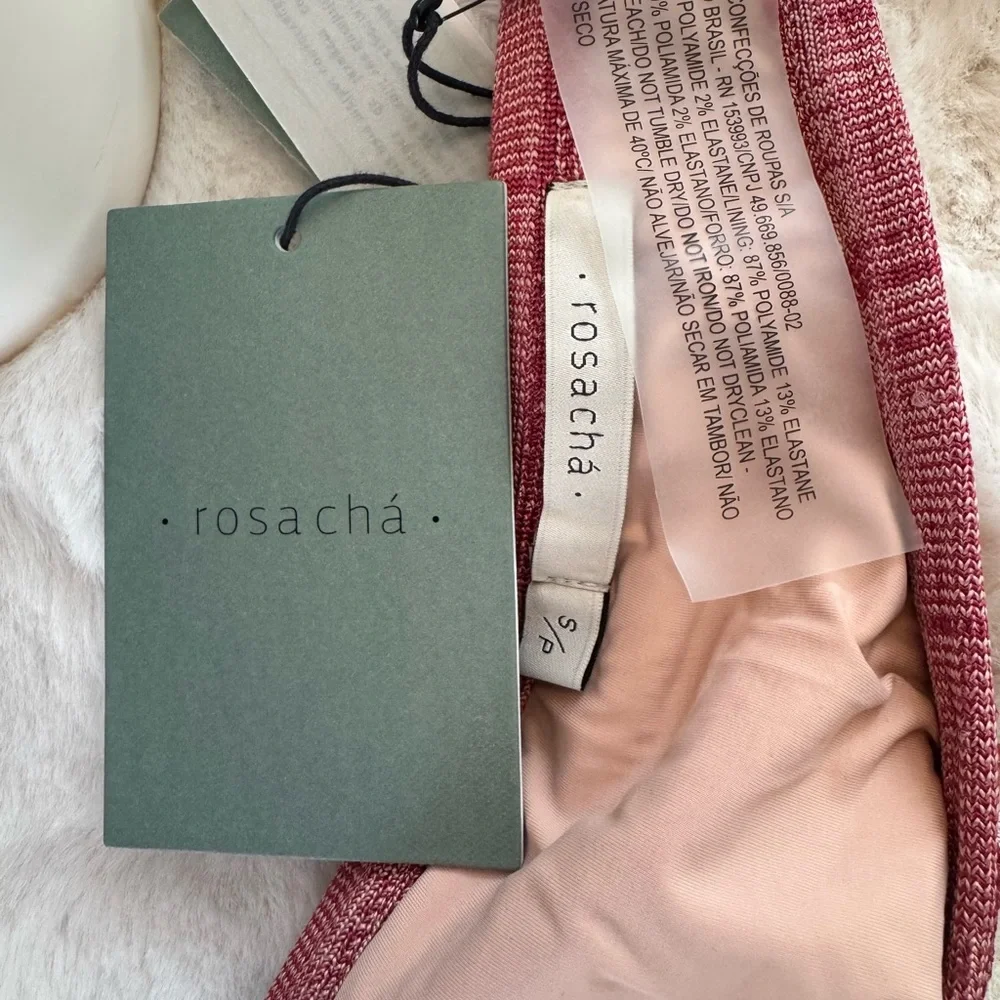 Chic Strapless Women's Bikini Set in Pink - Picture 3 of 4